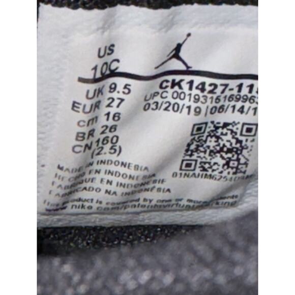 Jordan B'Loyal Sneakers (TD) Toddler White/ Black CK1427-115 Size 10C - Picture 8 of 8